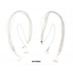 Bra Straps - Multiple Ball Chains - Silver -BS-HH108SL