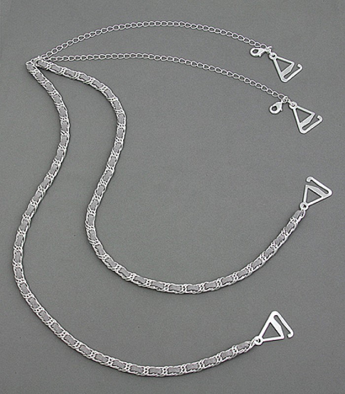 Bra Straps - CNL Style Chain Strap - Grey - BS-HH165GY