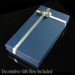Gift set: Maperla Pearl w/ Swarovski Cubic Zirconia Necklace & Earrings Set - NE-JP11695B