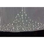 Veil - Pearl & Rhinestone Embellishment - Multi Layers  - 38" - VL-V50137-IV