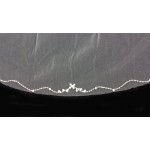 Veil - Clear Beaded Trim - Multi Layers  - 38" - VL-V50187IV