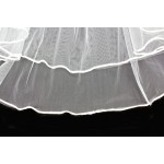 Veil - Plain Tulle - Veil-Webbing trim - 24" - VL-VC-XS-WT