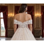 Off-Shoulder Lace & Tulle Ballgown Wedding Dress -  BLL-B54663