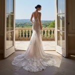 Wedding Dress - Spaghetti Straps Floral Appliques Tulle Mermaid - BLM-M2003