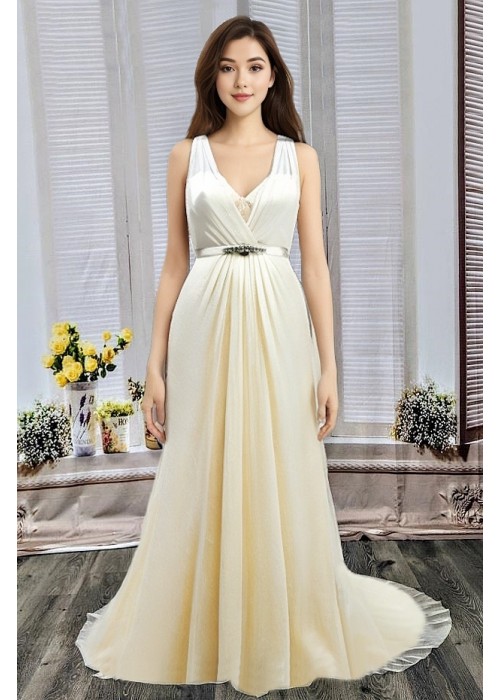 A-line Sweetheart Tank Top Wedding Dress -  LV-2017OM