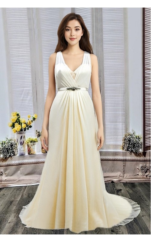 A-line Sweetheart Tank Top Wedding Dress -  LV-2017OM