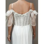 Wedding Dress -Luxury Embroidery Beaded 3-D Floral Laces A-Line- LV-A2007OS